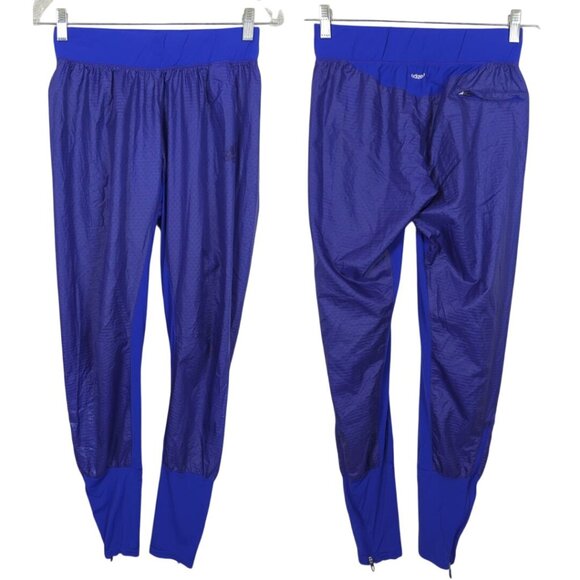 Adidas Adizero ClimaProof Running Blue Pants Women’s Small Lightweight Joggers - Picture 1 of 16